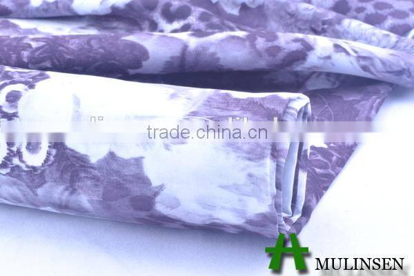 Mulinsen textile 2015 hotsale peach skin digital printing absorb and quick-dry fabric