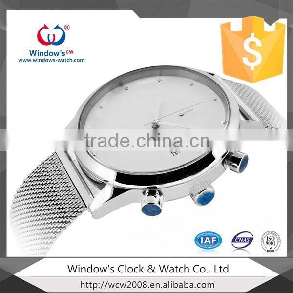 New Concept s Men Stainless Steel Back Quartz Watches With water resistan