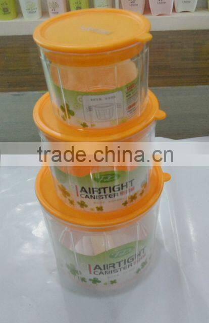 The short round three piece plastic sealed tank