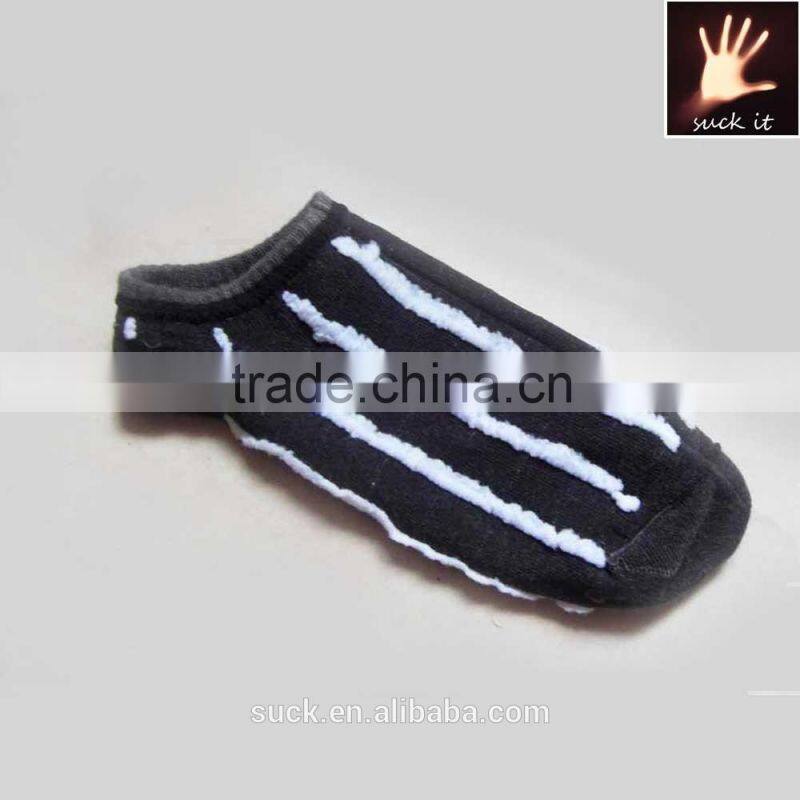 MENS Lattice black Bamboo fiber cotton Ankle soft SOCKS