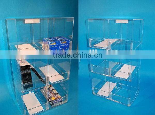 Design antique clear acrylic tv stand