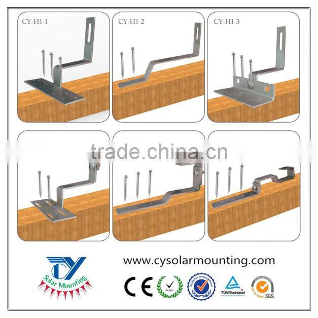 components for roof solar mounting