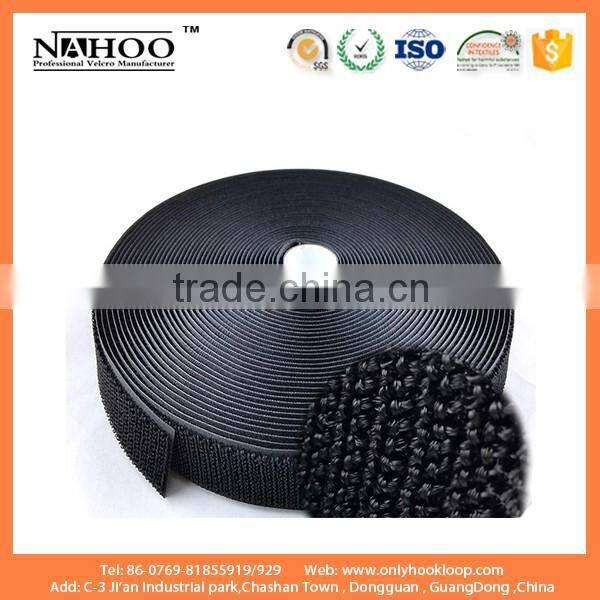 Unnapped hook and loop, unnapped loop, un-napped hook loop