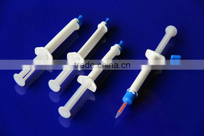 2016 the fashionable dual barrel syringe teeth whitening gel