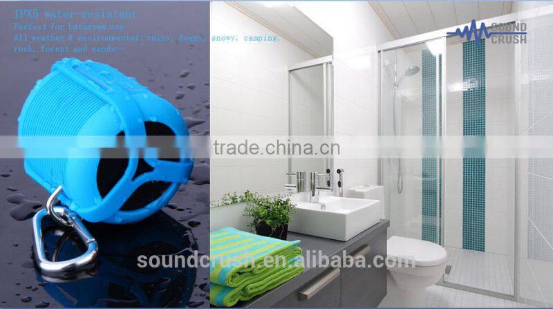 Mini IPX5 IPX7 Waterproof Bluetooth Speaker With Mic Shower computer speaker,bluetooth travel speakers