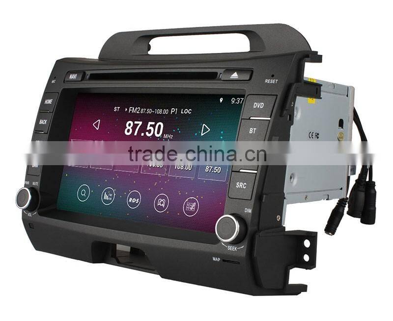 Newest quad core RK3188 1.6GHz Android 5.1 DVD GPS radio for Kia Sportage R support DTV OBD