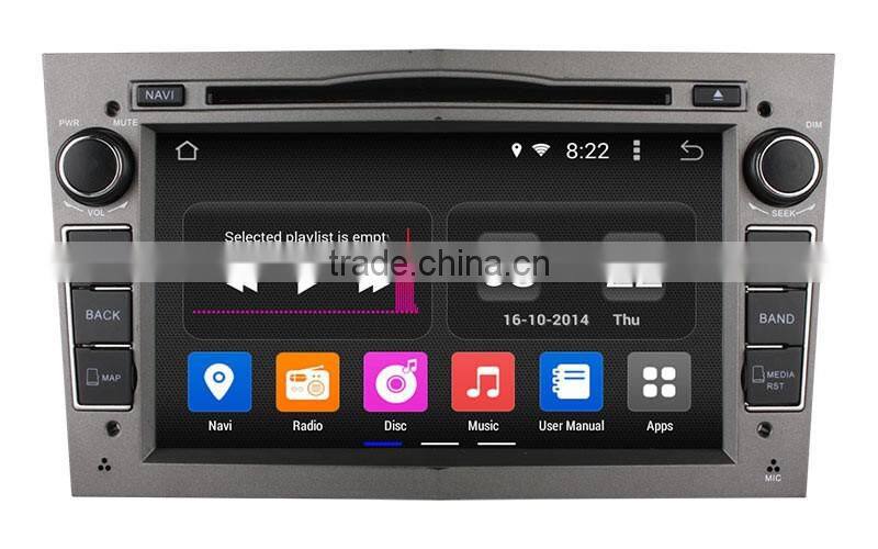 7" quad core RK3188 android 4.4 up to 5.1 radio player for Opel Astra Vectra Corsa Zafira Built in Canbus BT