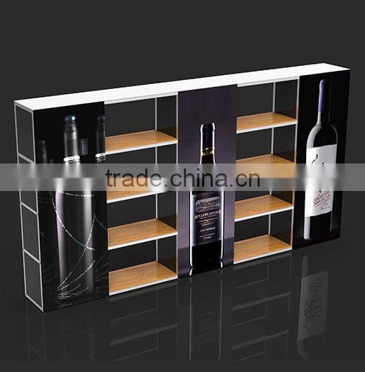 Modern Bar furniture lighted bar counter top with display wine cabinet