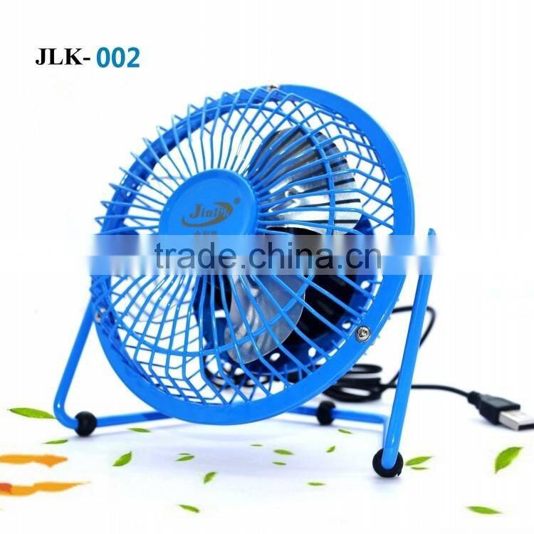 USB mini desk cooler fan quietness metal computer laptop PC plug charge fans