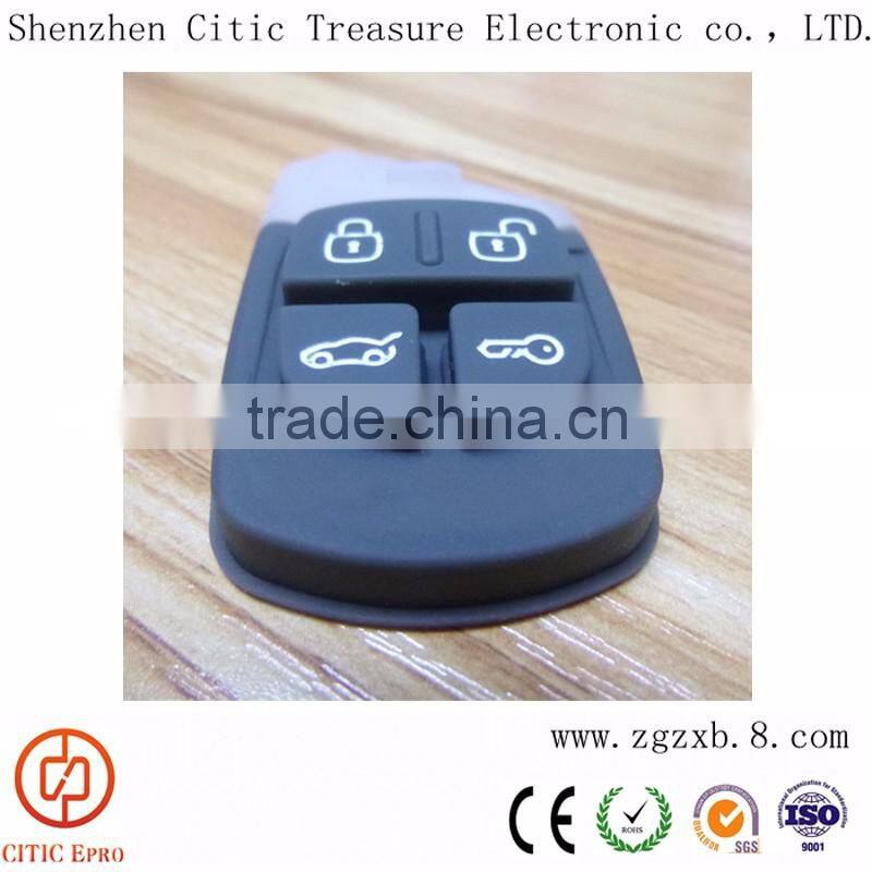 Custom Computer Keys Standard Car Remote Control Silicone Key Rubber Keypad