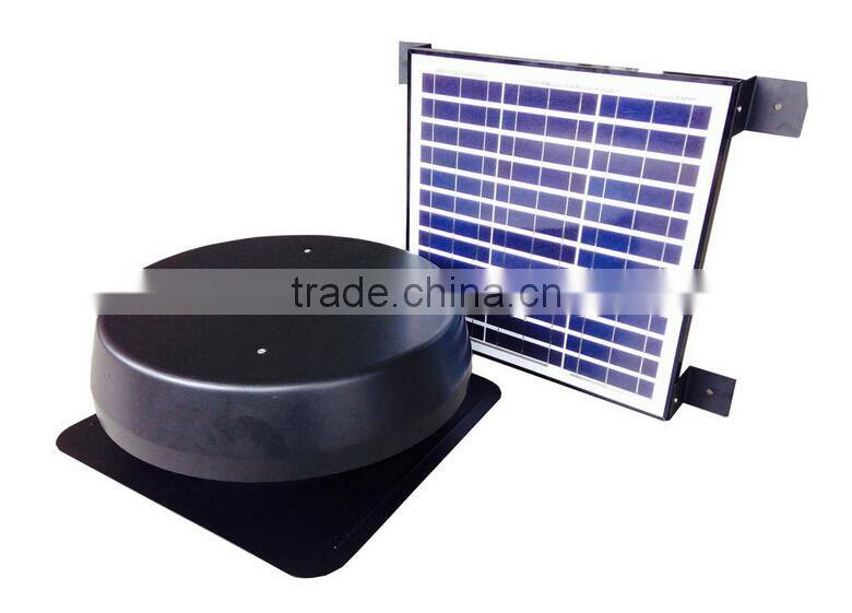 30W solar exhaust fan with detachable solar panel