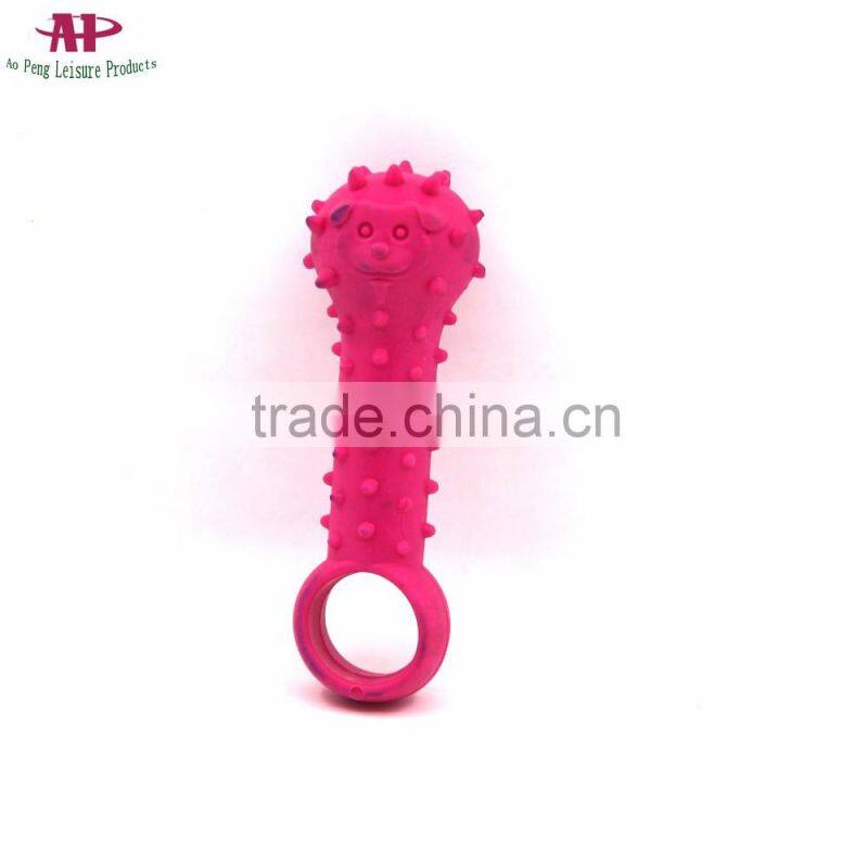 Promotional Dog Rubber Ring Toys Ring Tug Rubber Toys