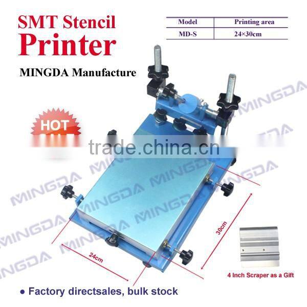 32*44cm MD-M SMT Stencil Printer PCB Screen Printer, Manual Silk Screen Printing Machine