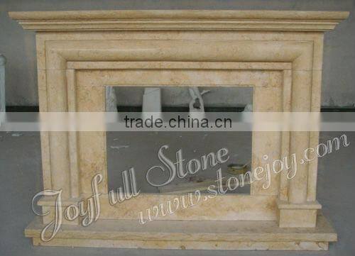 Indoor Decorative Natural Stone Fireplace Surround