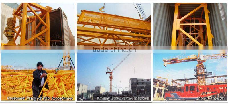 High Performance QTZ500 Self Climbing Tower Crane