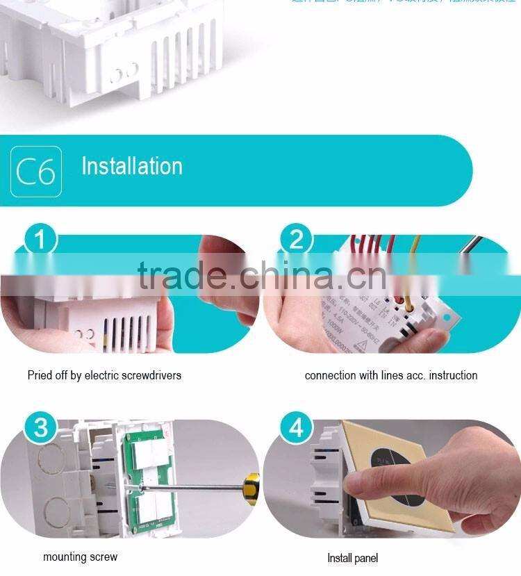 Perfect High Quality Smart One Gang Smart Touch Switch