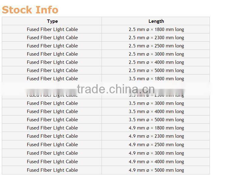 Factory supplier , 2 in 1,medical fiber opitc cable for Storz/Wolf light guide