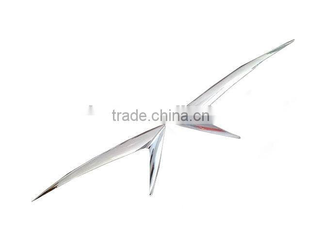 2009-2013 CHEVROLET CRUZE HEADLIGHT COVER ACCESSORIES HATCHBACK NEW 09 10 11 12 13 ABS CHROME