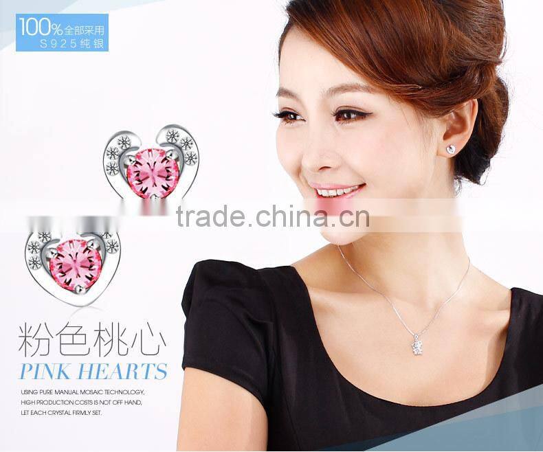 OUXI wholesale unique girls crystal earring jewelry Made With Crystal Y20261