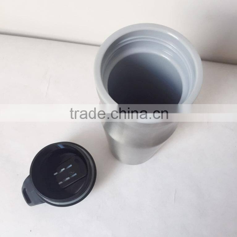 16oz plastic travel mug with slid lid