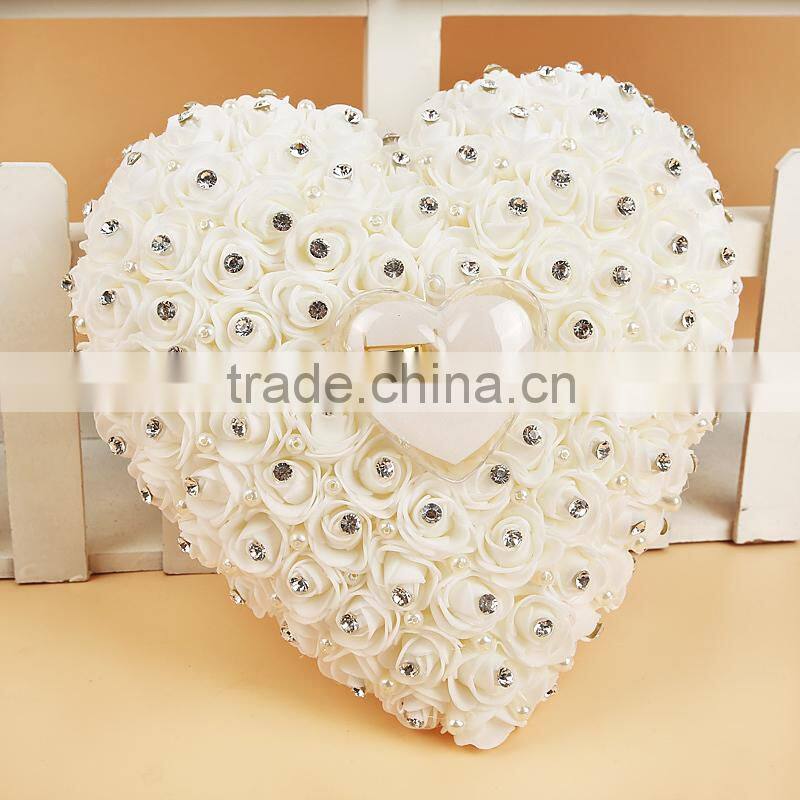 Fashion new desin handmade wedding ring boxes