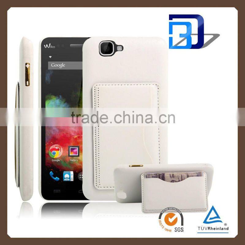 Manufacturer Wholesale Flip PU Leather Back Wallet card pocket Kickstand cover For Wiko Rainbow 4G fast delivery