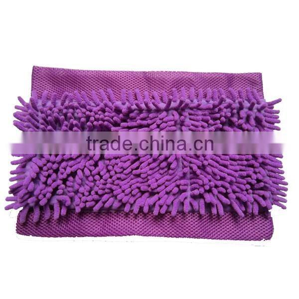2016 high quality household magic High-grade replaceable chenille mop cloth,floor cleaning cloth,