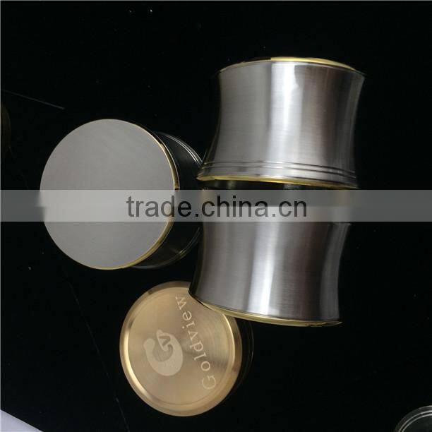 Custom made CNC metal parts double color plating chrome & gold plated electroplating factory