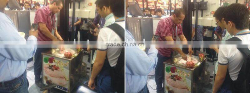 2015 Lestars Multi-functional Flat Pan Frying Ice Pan Machine For Summer