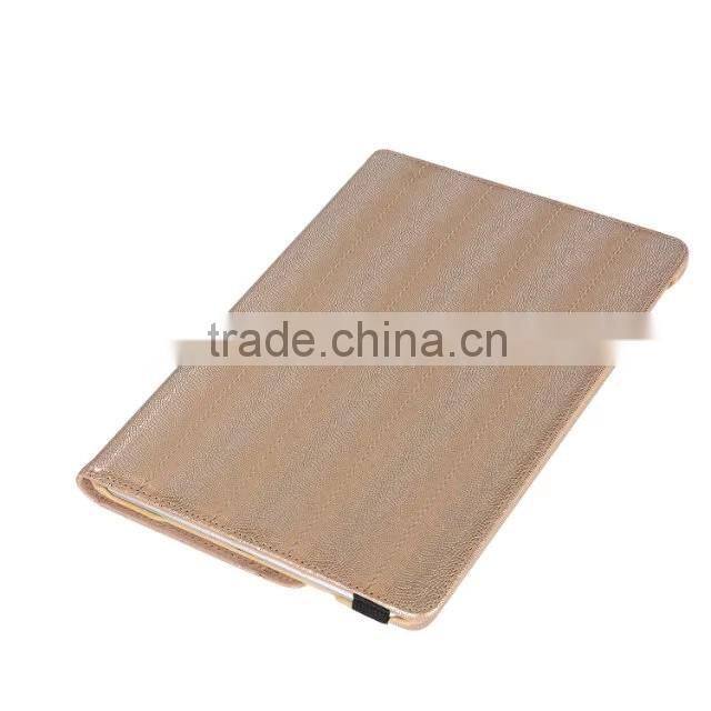 Hot selling factory price for ipad case flip leather stand case 360 degree rotating cover case