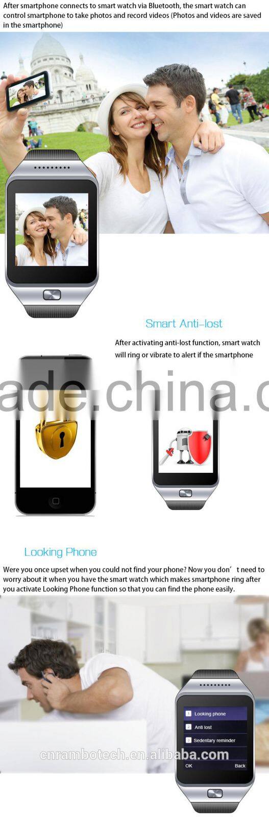New style design wireless bluetooth wrist watch from China