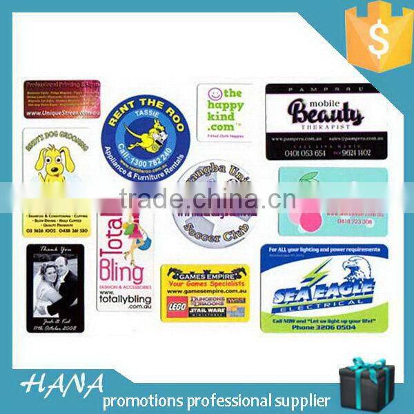 2015 latest flexible white pvc paper fridge magnet