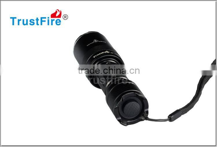 TrustFire Hot sale police zoomable maglite Z6 with 1*CREE XM-L 2 led 1600lumen 1*18650 battery operated