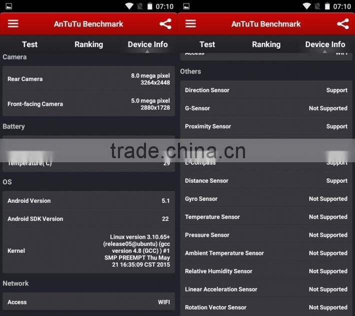 Original Cubot X12 5" Quad Core MTK6735 1.0Ghz Android 5.1 3G Celular Mobile Phone Dual SIM Dual Standby 1G RAM 8G ROM Phone