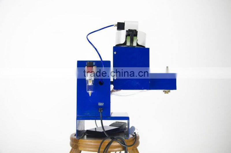 Hot melt glue swirl spraying machine