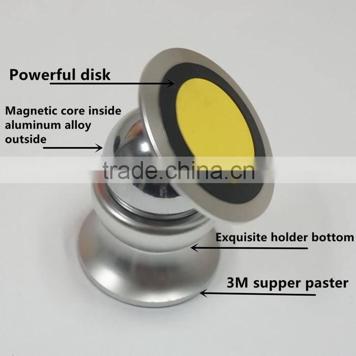 popular suction cup 360 degree rotation universal magnet car holder