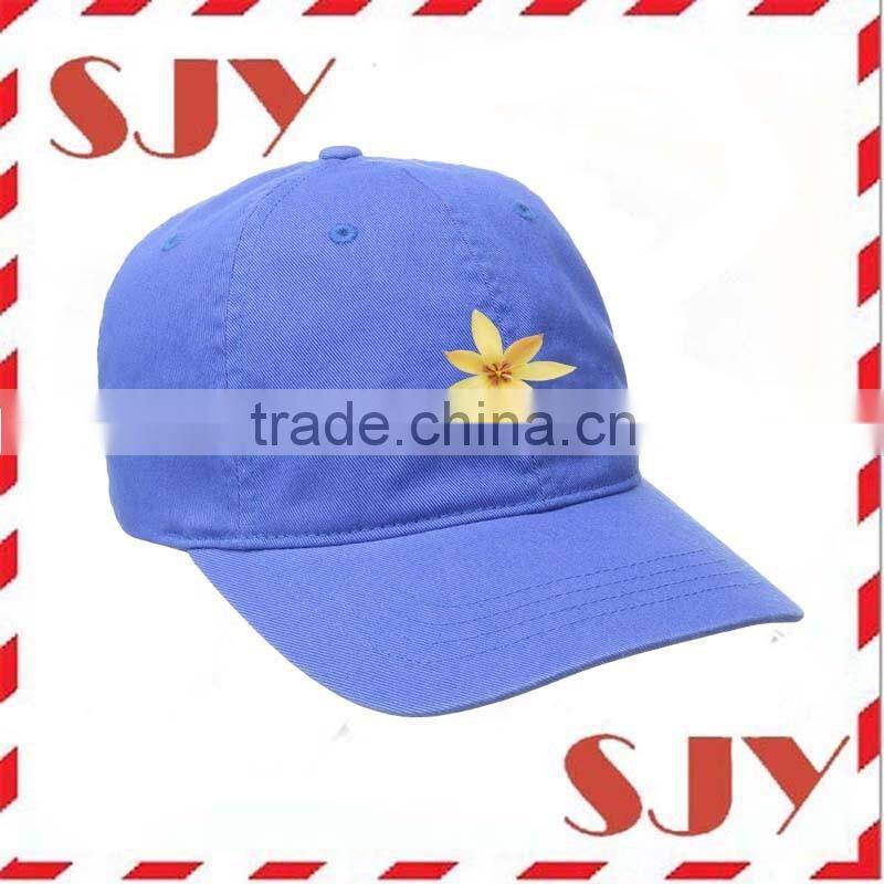 High quality low profile 6 panel custom sport cap and hat