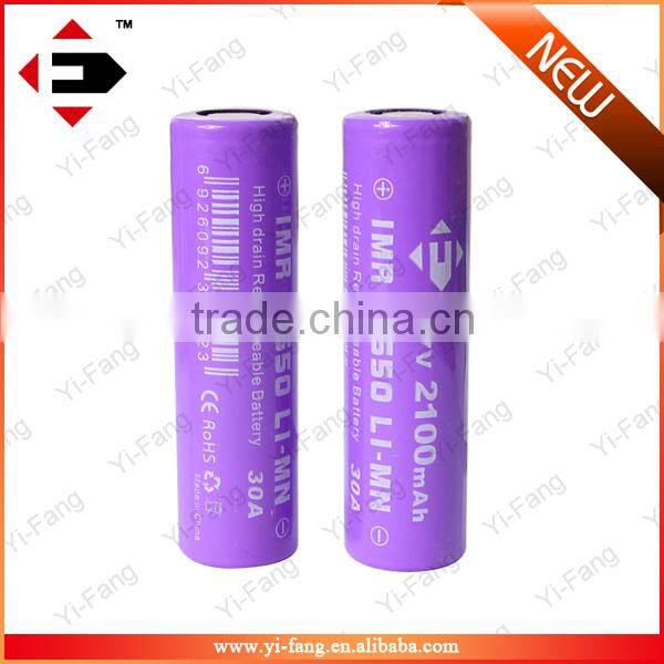 efan vaped batteries 18650 3.7v 2100mah 30A electronic cigarette big battery