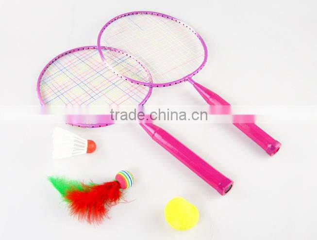 2016 wholesale High Quality Children toy Badminton Racket Cartoon Lovely Badminton Racquet Suit for Children (3-6 years old)
