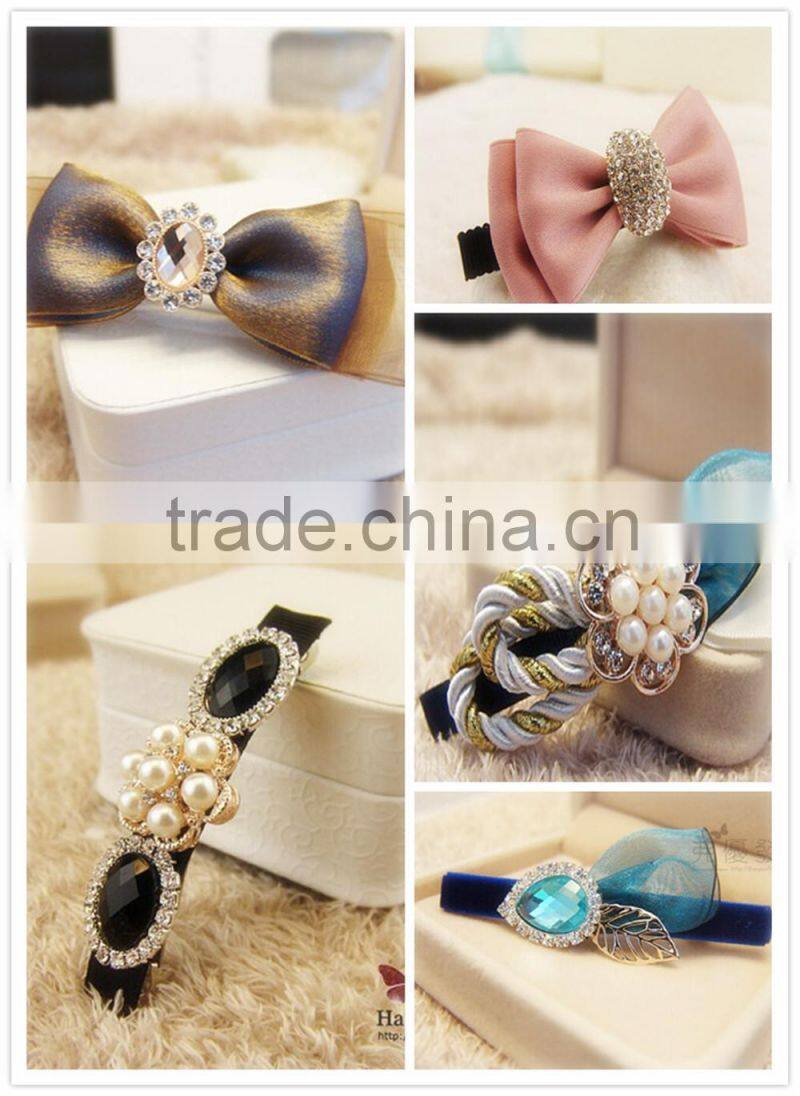 New arrival pearl rhinestone button for apparel
