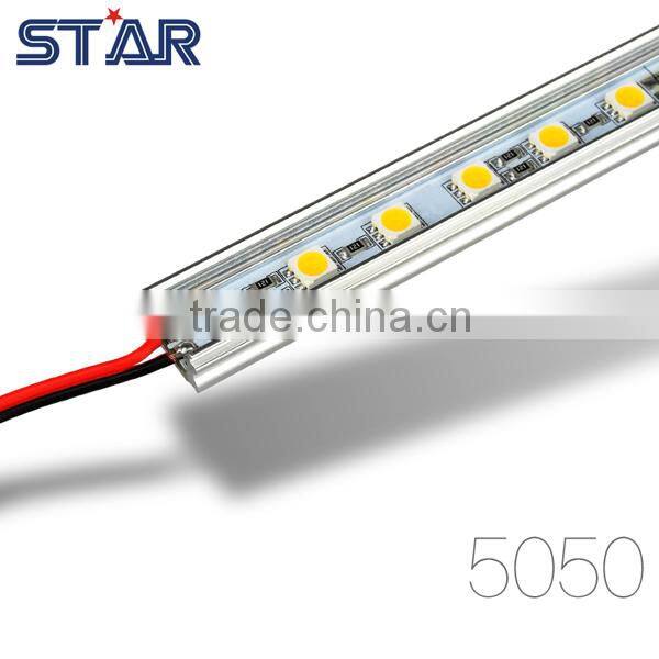 Waterproof Aluminum Aquarium LED Rigid Bar White Color DC12V 60led/m U shape