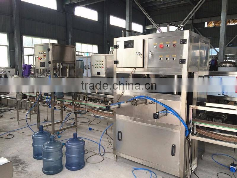 2016 5 gallon water filling washing packing machine /barreled water bottling machine