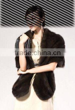 MKF2 new style mink fur shawl