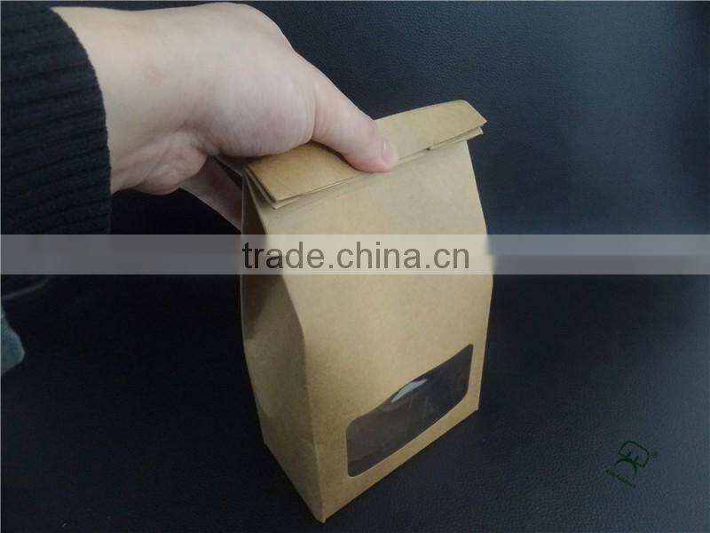 Food grade kraft paper cookie box with window