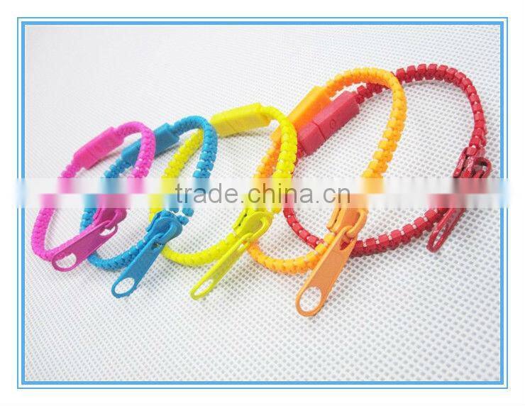 2013 hot sale glow in dark zipper bands