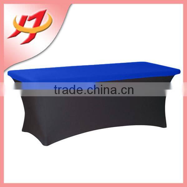 Hot Sale Cheap Custom Lycra Spandex Round high bar cocktail table cloth for wedding