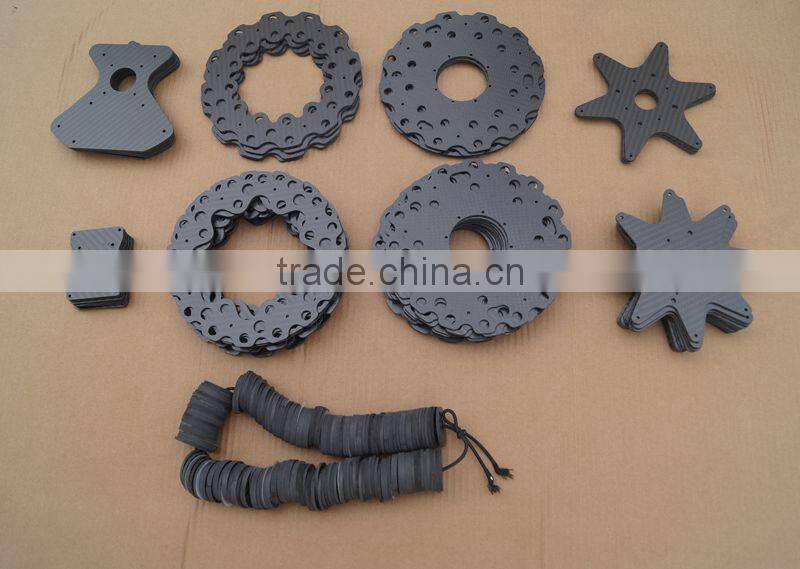 CNC custom-made carbon fiber plate matt finish