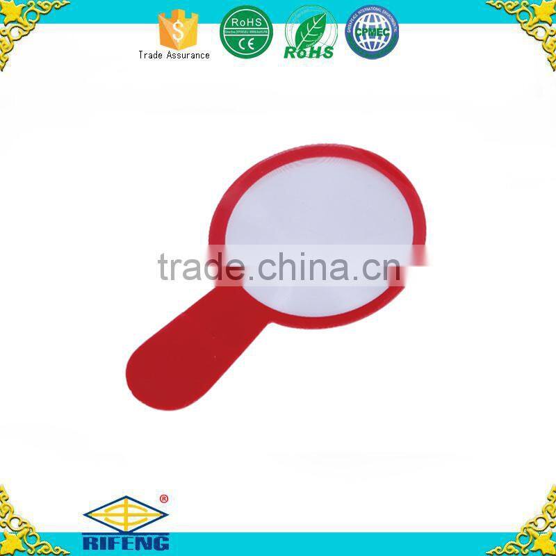 Small magnifying glass PVC pocket magnifying glass