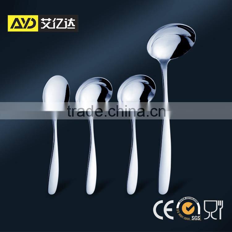 OEM acceptable highly polished stainless steel coffee spoon
