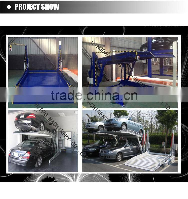 hydraulic tilting type parking system